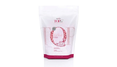 Воск для депиляции горячий пленочный полимерный в гранулах Italwax TOP Line Розовый жемчуг, 750 гр