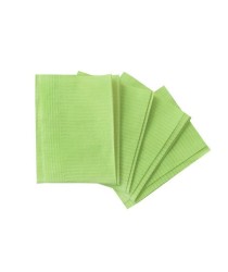 Салфетки процедурные бумажно-полиэтиленовые 33*45 см зелёные. Упаковка 50 шт
